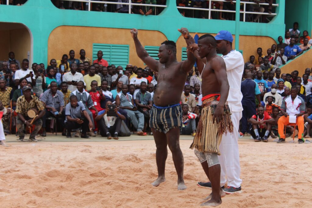 SNC 2023 : la lutte traditionnelle a connu son dénouement au stade Wobi de Bobo